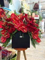 باکس گل چرمی متوسط کد 318 - Image 2