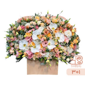 باکس گل چرمی کد 301