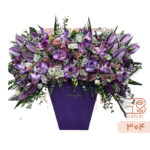 باکس گل چرمی سایز متوسط کد 304