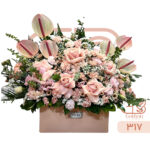 باکس گل چرمی کد 317