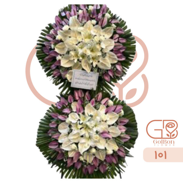 تاج گل دوطبقه کد 101 - Image 1