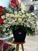 باکس گل چرمی متوسط کد 319 - Image 2
