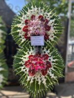 تاج گل دو طبقه کد 107