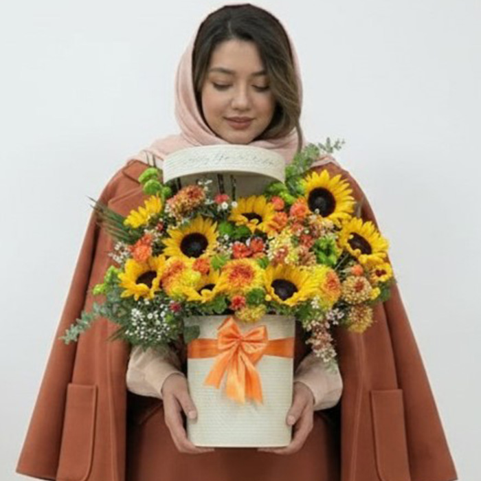 تصویر باکس گل آفتاب‌گردون کد 360 